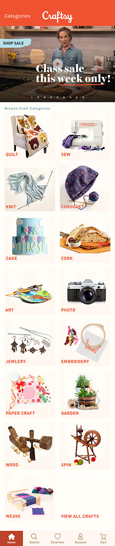 Craftsy Library iPhone