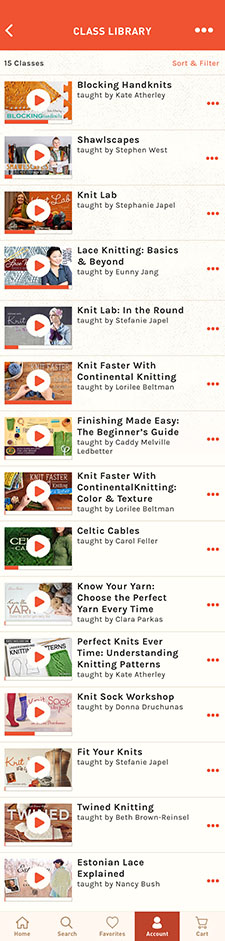 Craftsy Library iPhone