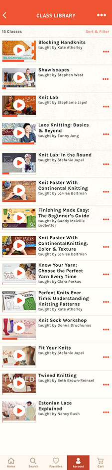 Craftsy Library iPhone