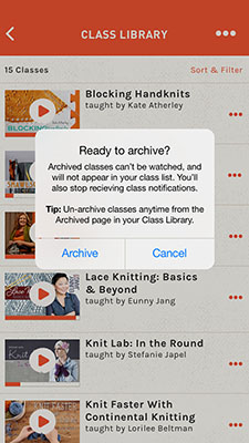 Craftsy Library iPhone