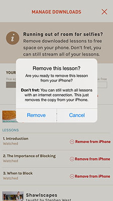 Craftsy Library iPhone
