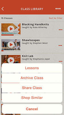Craftsy Library iPhone