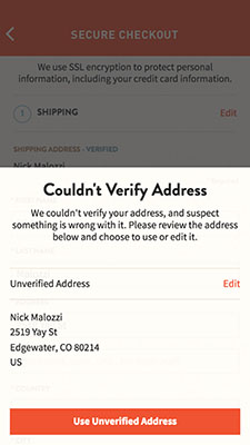 Craftsy Cart/Checkout iPhone