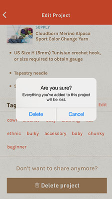 Craftsy Project Detail iPhone