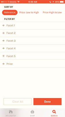 Craftsy Filter Gallery iPhone